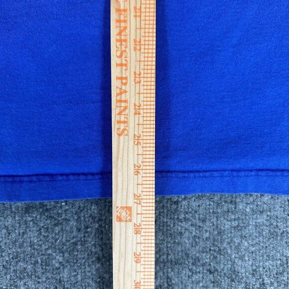 New York Giants Reebok T-Shirt Mens Medium Blue VTG Crew Neck Short Sleeve Adult - Picture 6 of 6